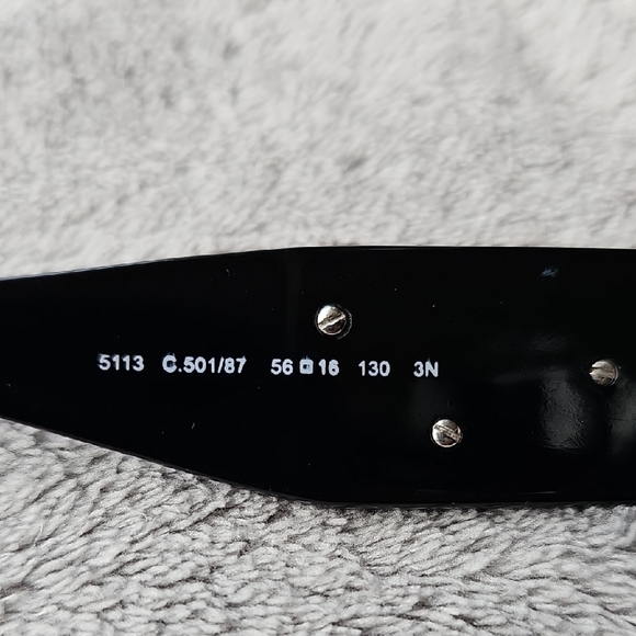 CHANEL Black and Purple Sunglasses - Picture 4 of 11